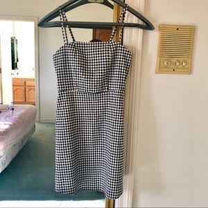 Gingham Minidress
